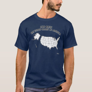 GOTT SEGNE DIE VEREINIGTEN STAATEN VON AMERIKA US- T-Shirt