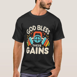Gott segne diese Gewinner Muskel-Bodybuilding - 1 T-Shirt