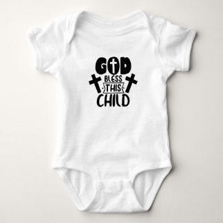 Gott segne dieses Kind Baby Strampler