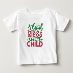 Gott segne dieses Kind Baby T-shirt