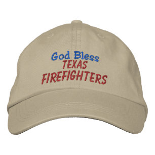 Gott segne FIREFIGHTERS Bestickte Baseballkappe