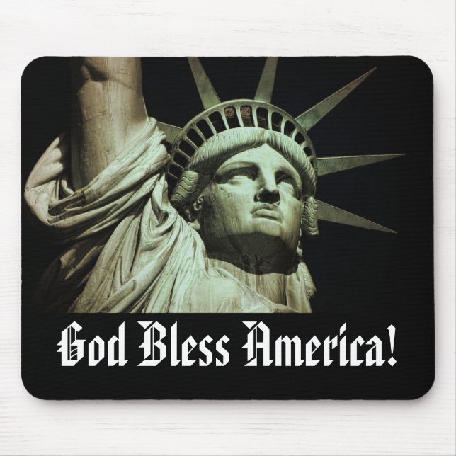 Gott segne Freiheit Mousepad (Vorne)