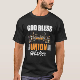 Gott segne Gewerkschaft Arbeitstag T-Shirt