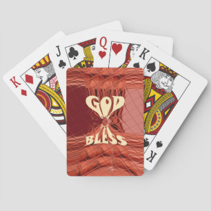 Gott segne Kunst Druck Spielkarten
