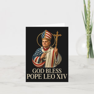 Gott segne neuer Papst Leo Xiv Katholische Kirche Karte