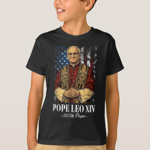 Gott segne neuer Papst Leo Xiv Katholische Kirche  T-Shirt