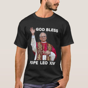 Gott segne neuer Papst Leo Xiv Katholische Kirche  T-Shirt
