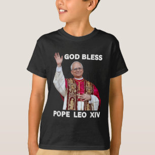 Gott segne neuer Papst Leo Xiv Katholische Kirche T-Shirt
