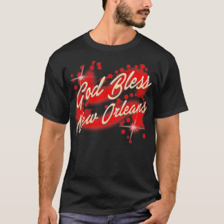 Gott segne New Orleans Red Version TShirt