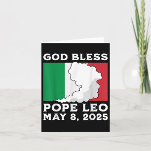 Gott segne Papst Leo Italiener Papst Leo 2025 Karte