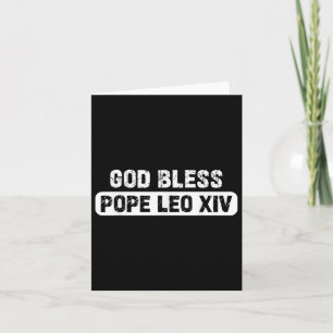 Gott segne Papst Leo Us Papst Leo Xiv Karte