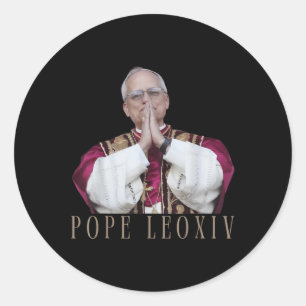 Gott segne Papst Leo Xiv 26. Runder Aufkleber