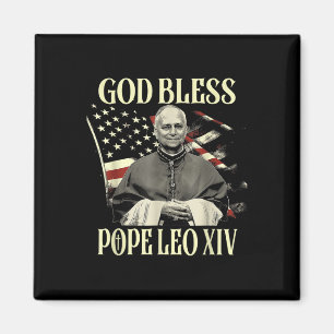 Gott segne Papst Leo Xiv 8 Magnet