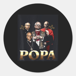 Gott segne Papst Leo Xiv 8 Runder Aufkleber