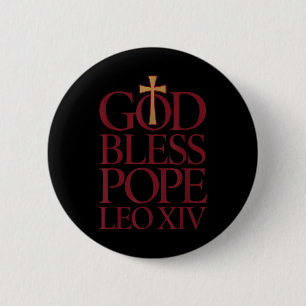 Gott segne Papst Leo Xiv Neuer Papst Vatikanstadt Button
