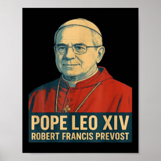 Gott segne Papst Leo Xiv Poster