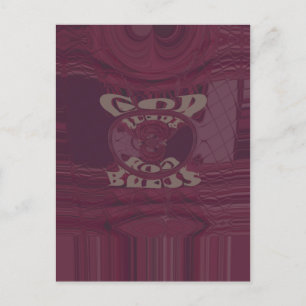 Gott segne Sie Giraffen Art Print/Design Postkarte