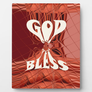 Gott segne Sie Golden kenya Hakuna Matata Giraffe Fotoplatte