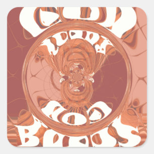 Gott segne Sie vom inspirierenden Textdesign. Quadratischer Aufkleber