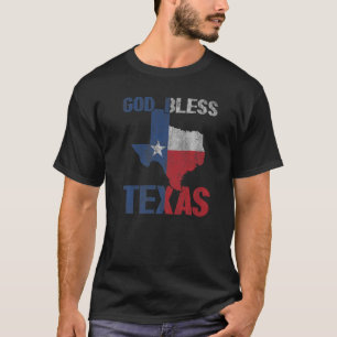 Gott segne Texas Ohio Vintage Christliche Religiös T-Shirt
