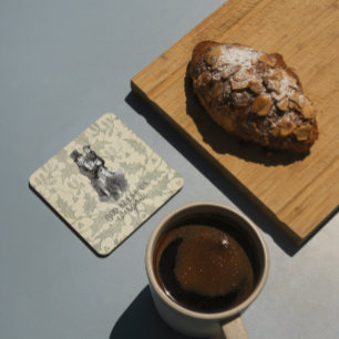 Gott segne uns alle Dickens Christmas Carol Rechteckiger Pappuntersetzer