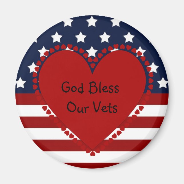 Gott segne unser Vets Magnet (Vorne)