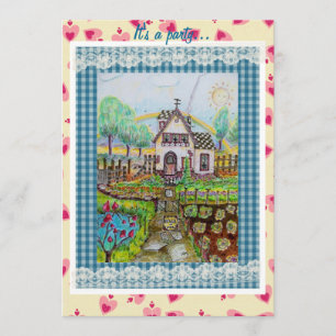 Gott segne unsere Zuhause-Einladung Einladung