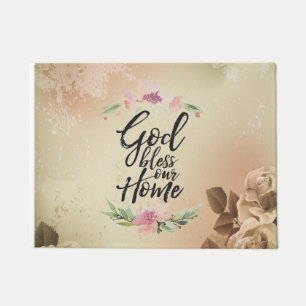 Gott segne unsere Zuhause Fußmatte