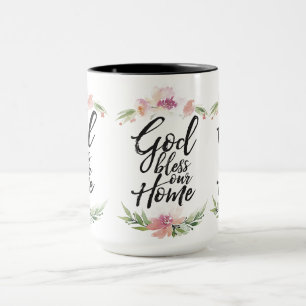 Gott segne unsere Zuhause Tasse