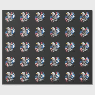 Gott segne USA Israel Geschenkpapier