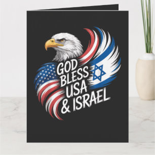 Gott segne USA Israel Karte