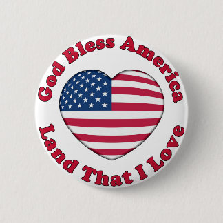 Gott segnen Amerika Button