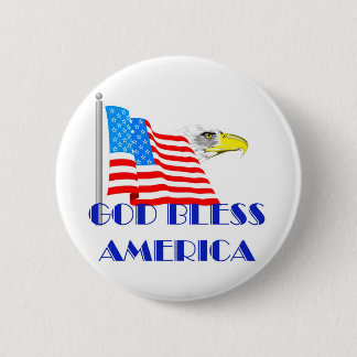 Gott segnen Amerika Button