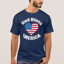 Gott segnen Amerika-Herz
