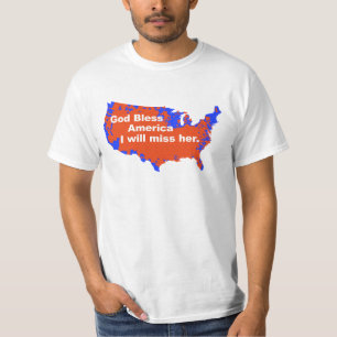 Gott segnen Amerika, ich verfehlt sie - Wahl 2012 T-Shirt
