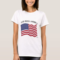 GOTT SEGNEN AMERIKA mit US-Flagge