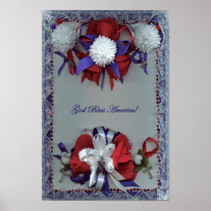 Gott segnen Amerika Poster