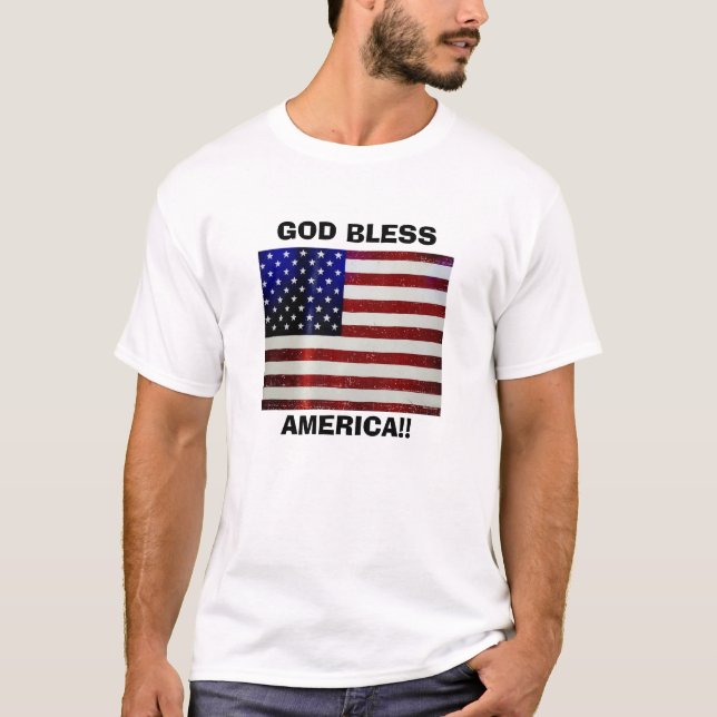 GOTT SEGNEN AMERIKA!! … Religiöse Shirts (Vorderseite)