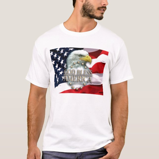 Gott segnen Amerika-T - Shirt (Vorderseite)