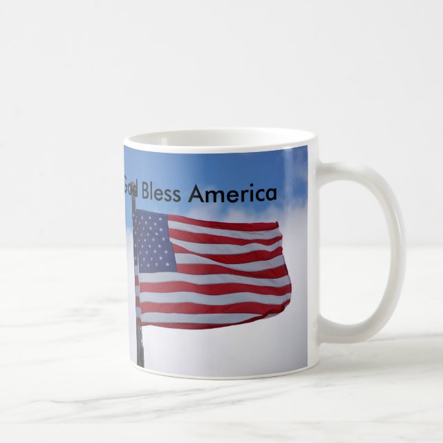 Gott segnen Amerika-Tasse Tasse (Rechts)