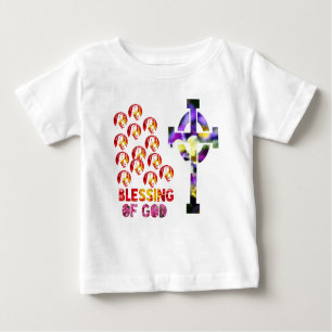 Gott segnen baby t-shirt