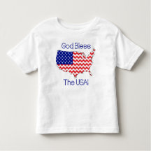 Gott segnen den USA-Kleinkind-T - Shirt