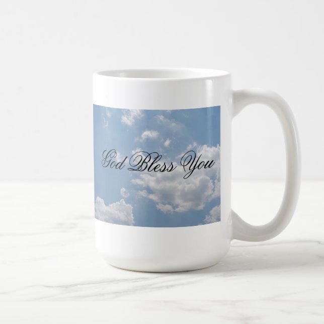 Gott segnen Sie Kaffeetasse (Rechts)