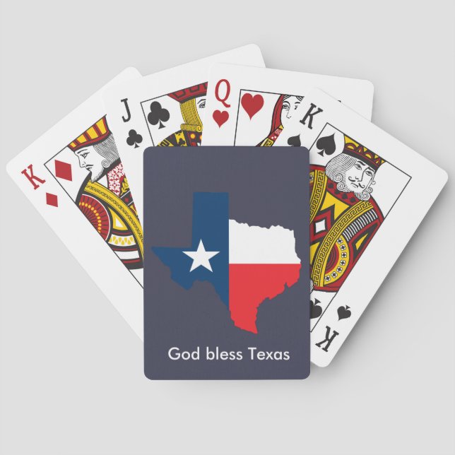 Gott segnen Spielkarten Texas (Rückseite)
