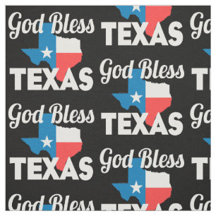 Gott segnen Texas Stoff