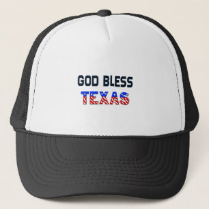 Gott segnen Texas Truckerkappe