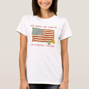 Gott segnen unser Land-Flaggen-T-Shirt T-Shirt