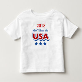 Gott segnen USA datierte Kleinkind-T-Shirt Kleinkind T-shirt