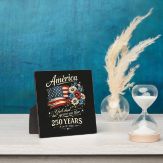 Gott segnete dich mit seiner Gnade USA 250. Jubilä Fotoplatte