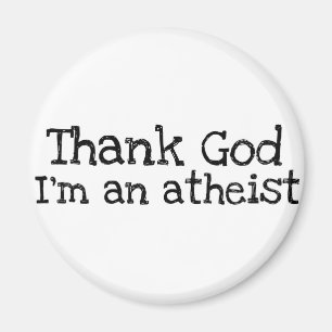 Gott sei Dank bin ich Atheist Magnet